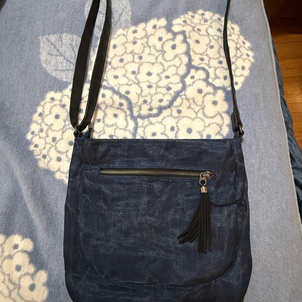 Unique Stylish Navy Blue Crossbody Bag